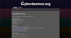 Desktop Screenshot of cyberdaemon.org